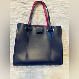 Kate Spade Navy and Hot Pink Handbag